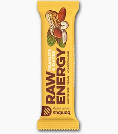Bombus Raw Energy Bar Peanuts & Dates - 50g