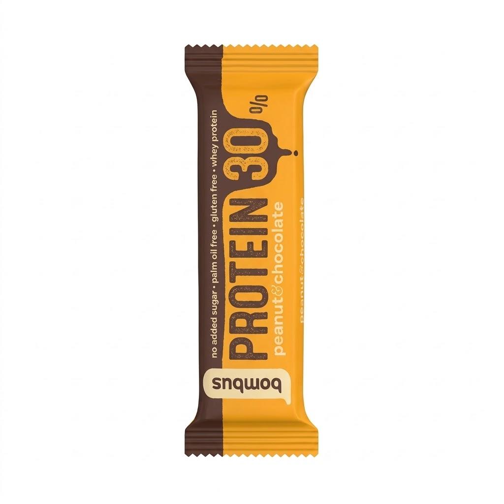 Bombus Protein 30% Bar peanut & chocolate - 50g