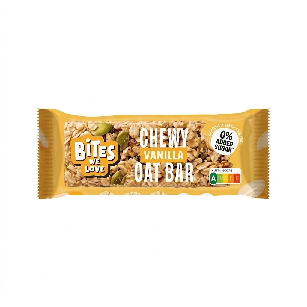 BitesWeLove Chewy Oat Bar Vanilla - 35g