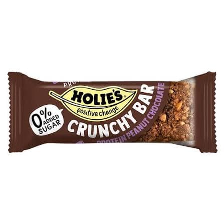 Holie Crunchy Bar Protein Peanut Chocolate - 2x40g
