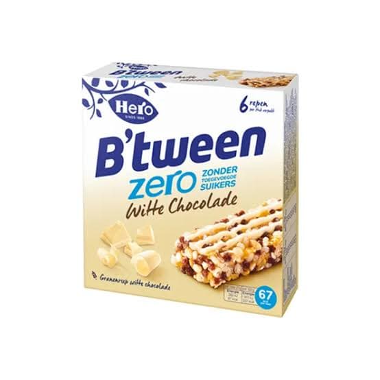 B'tween Zero white chocolate - 6x20g
