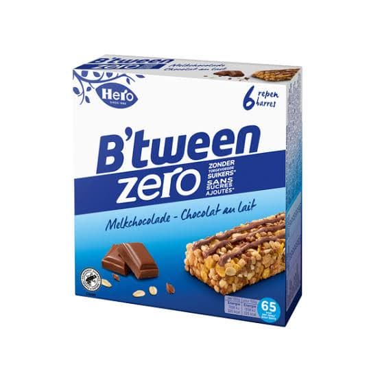 B'tween Zero melk chocolate - 6x20gr