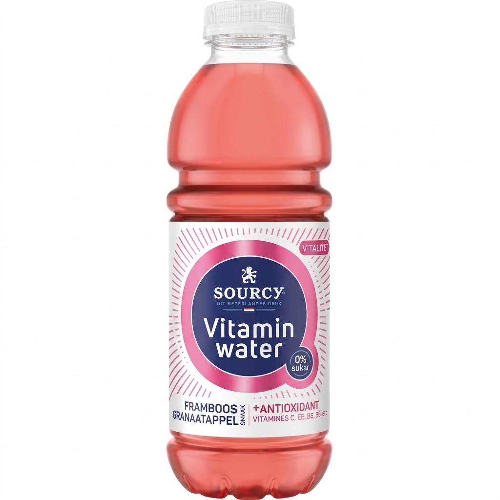 Vitamine water framboos granaatappel - 550ml