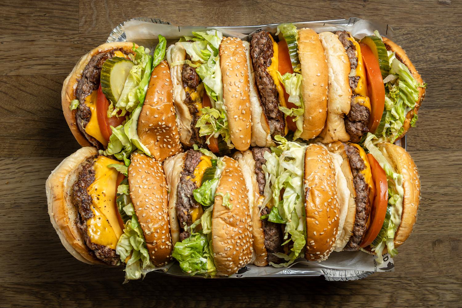 Cheeseburger Box for 6