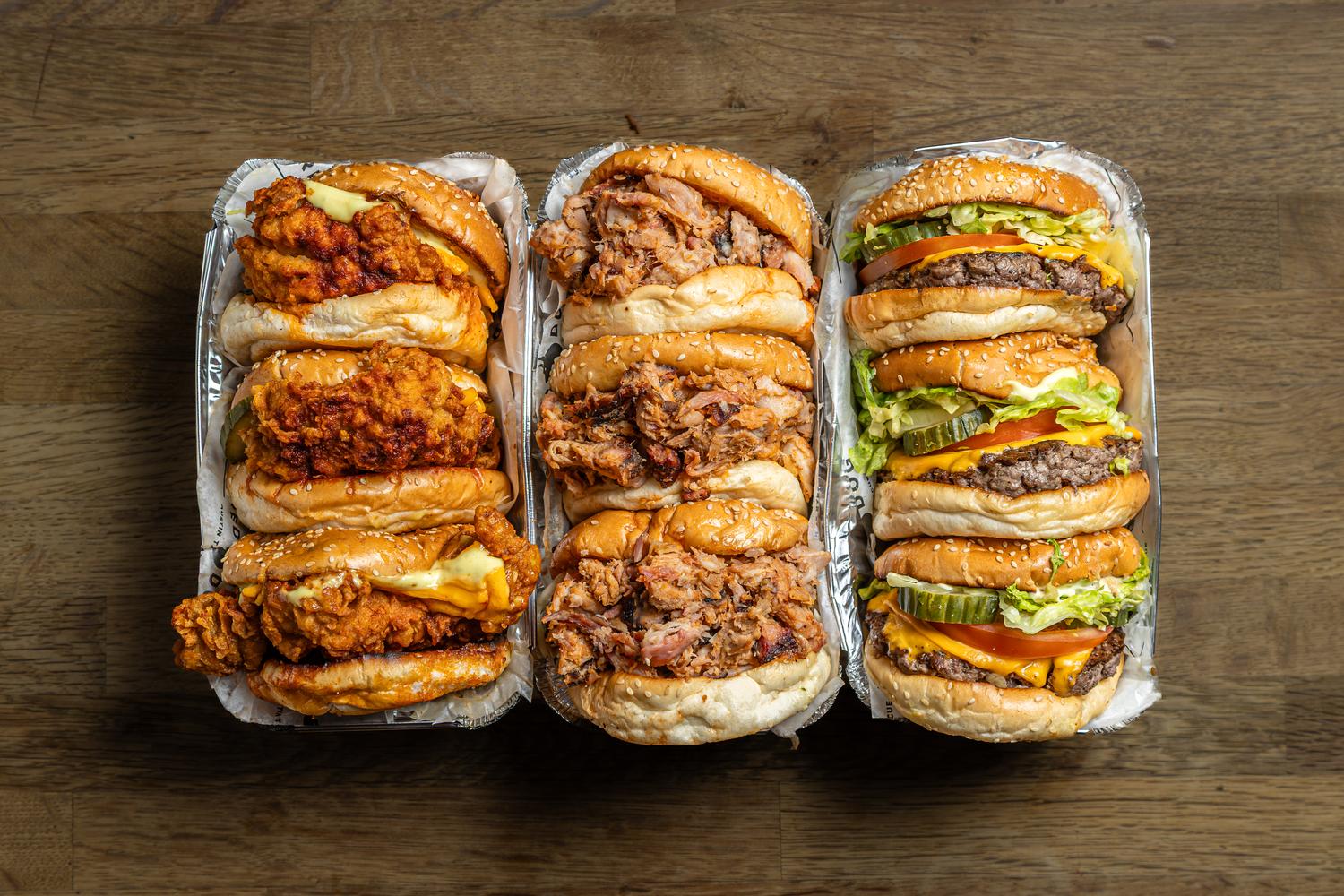 Chicken, Pork and Beef Combo Box