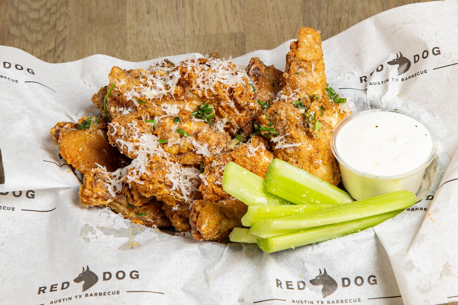 Garlic Parm Wings
