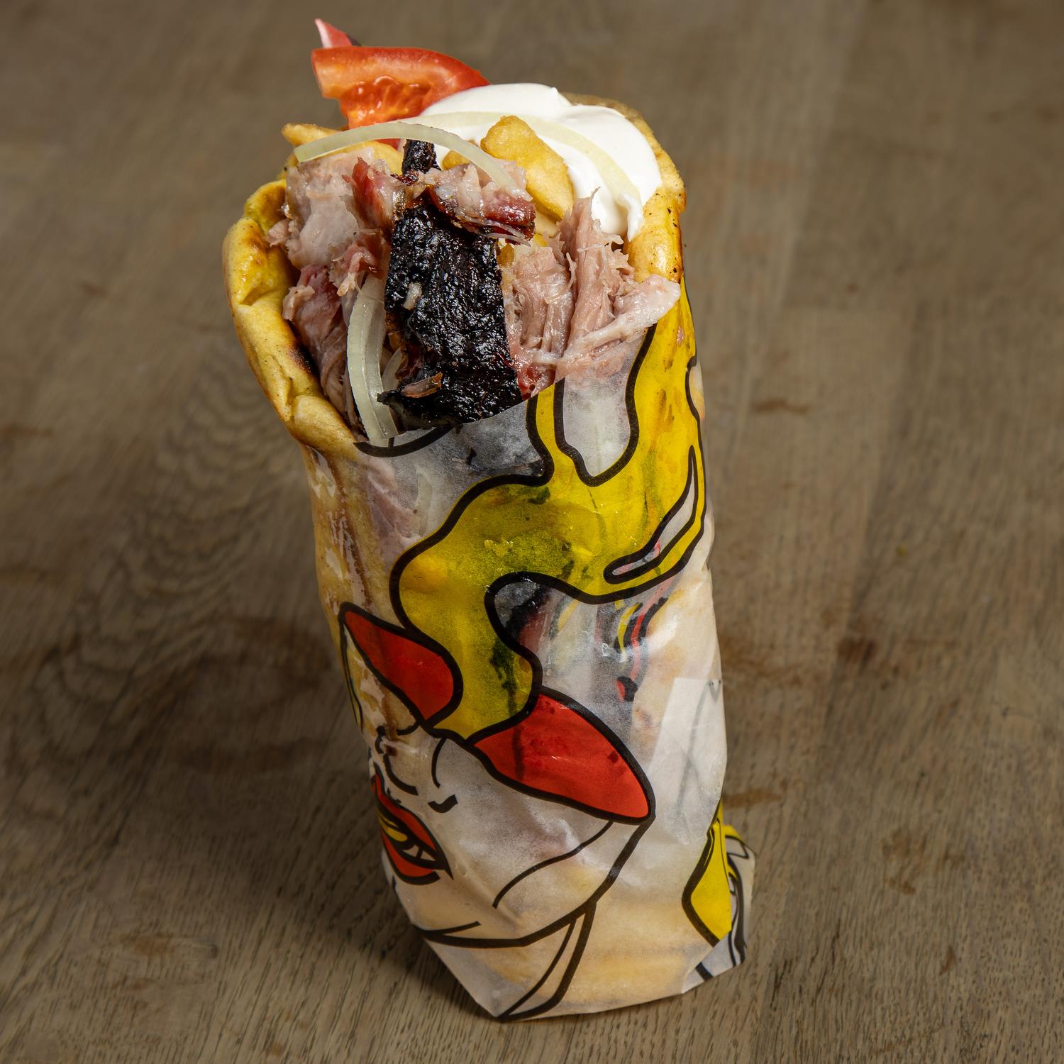 Chopped Pork Wrap