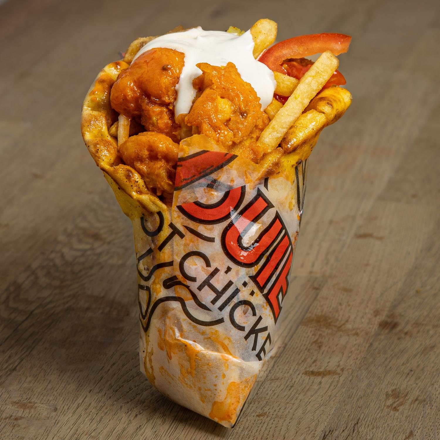 Crispy Cauliflower Wrap