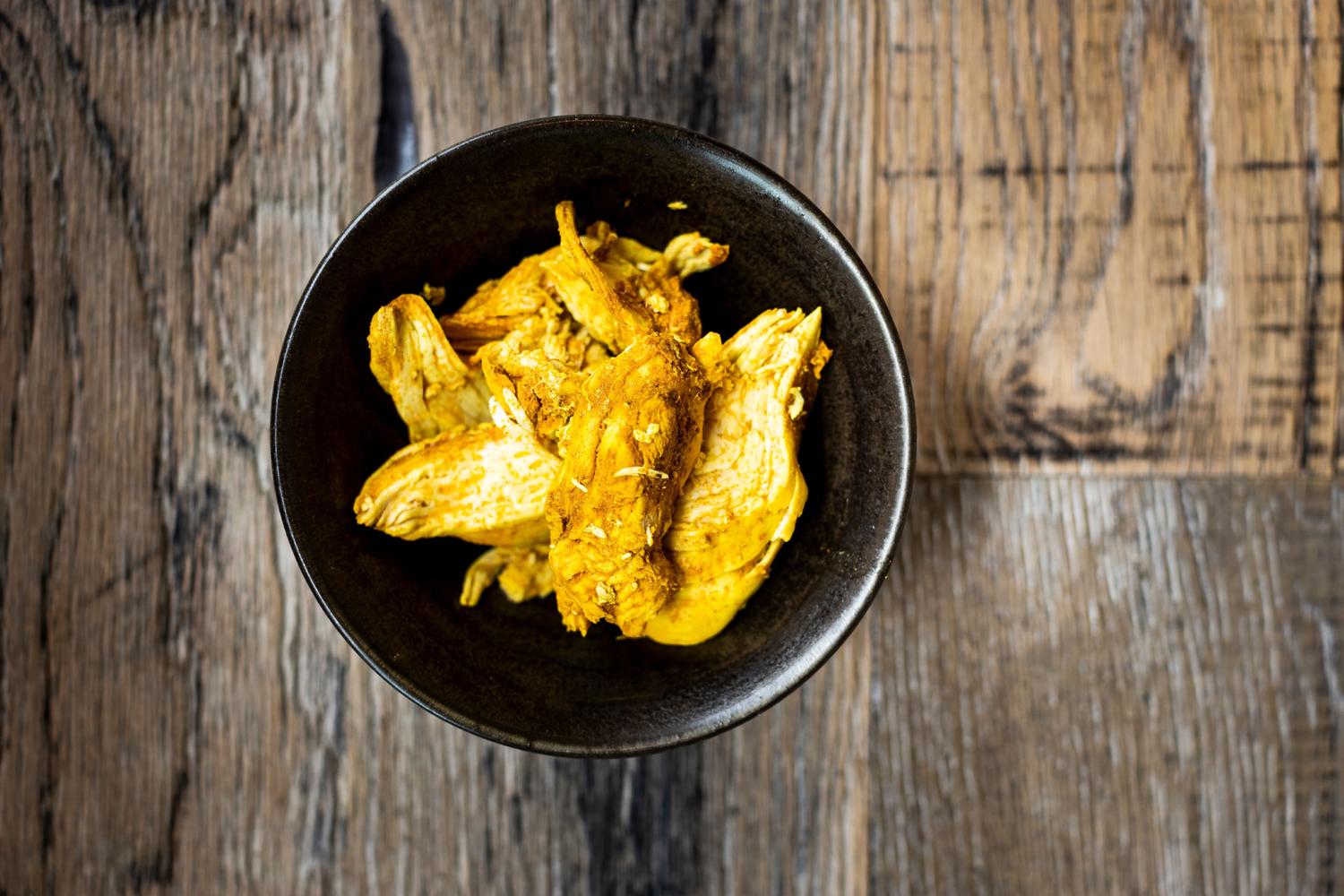 Seasoned and Pulled Chicken