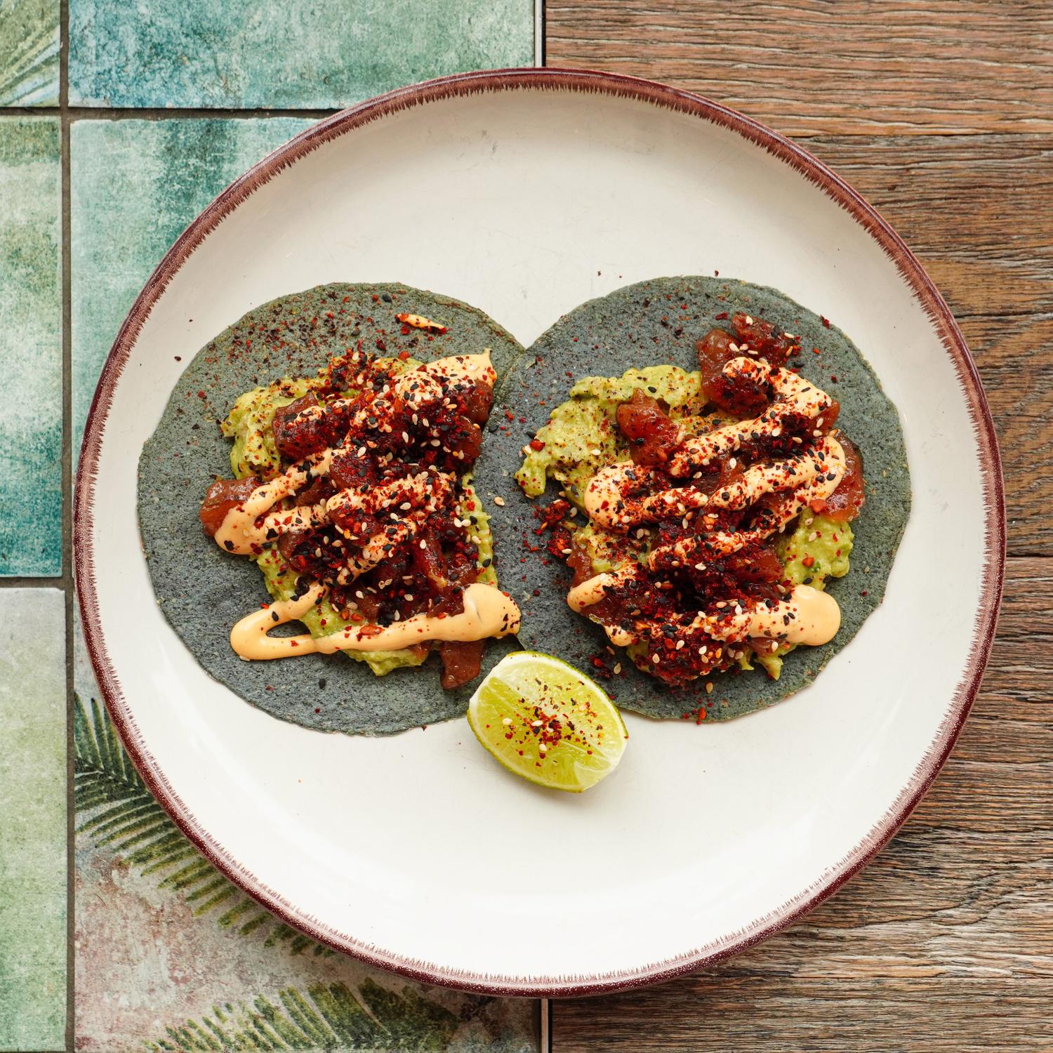 Yellow Fin Tuna Tostadas