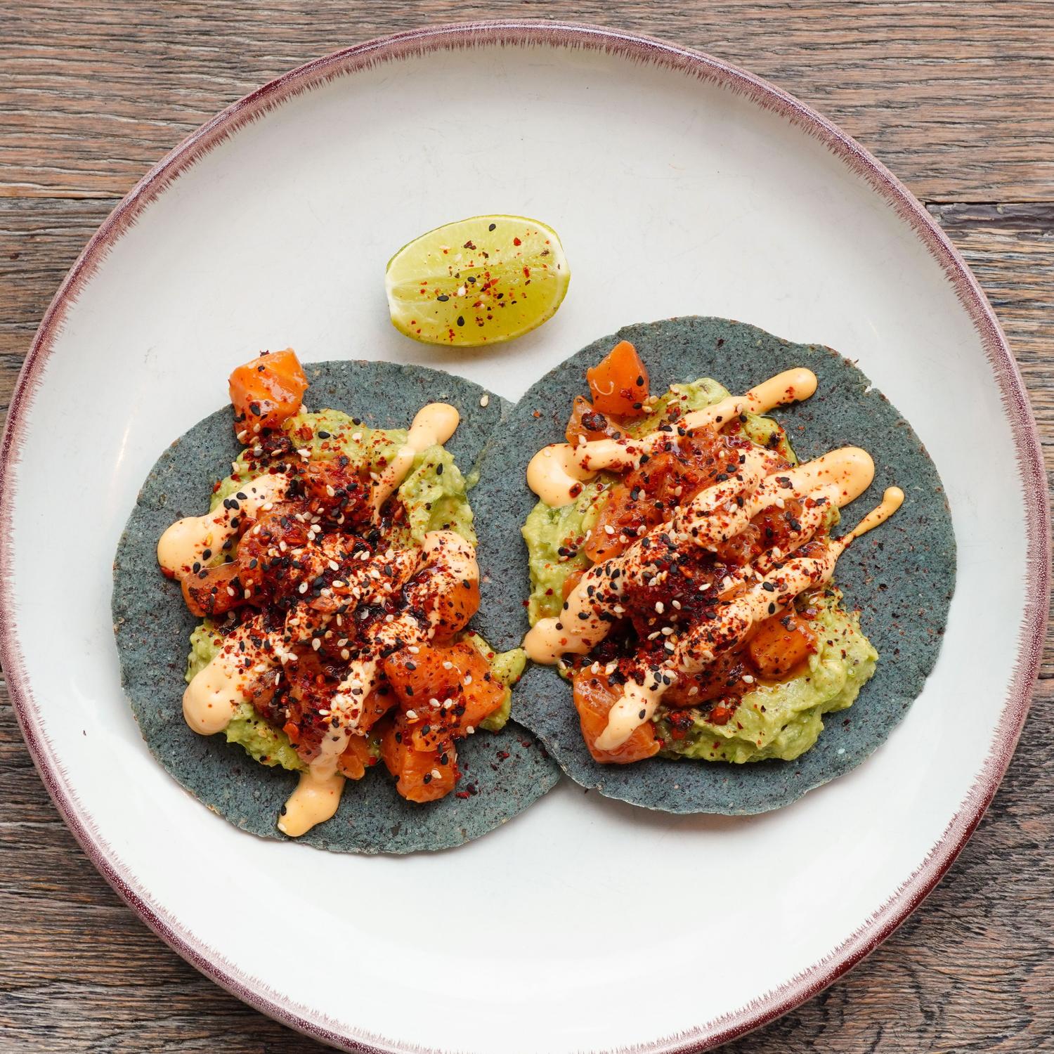 Salmon Tostadas