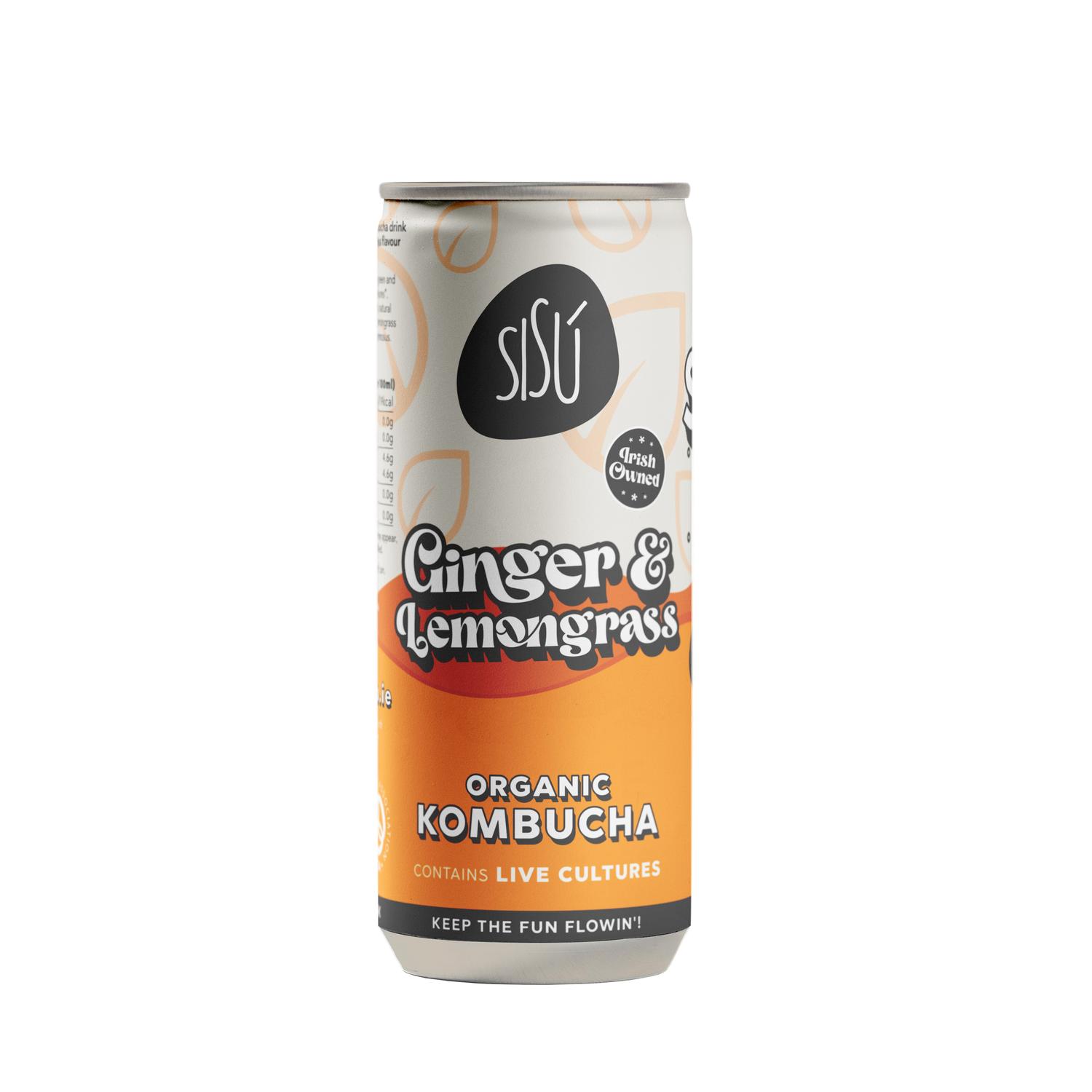 SiSu Organic Kombucha: Ginger & Lemongrass