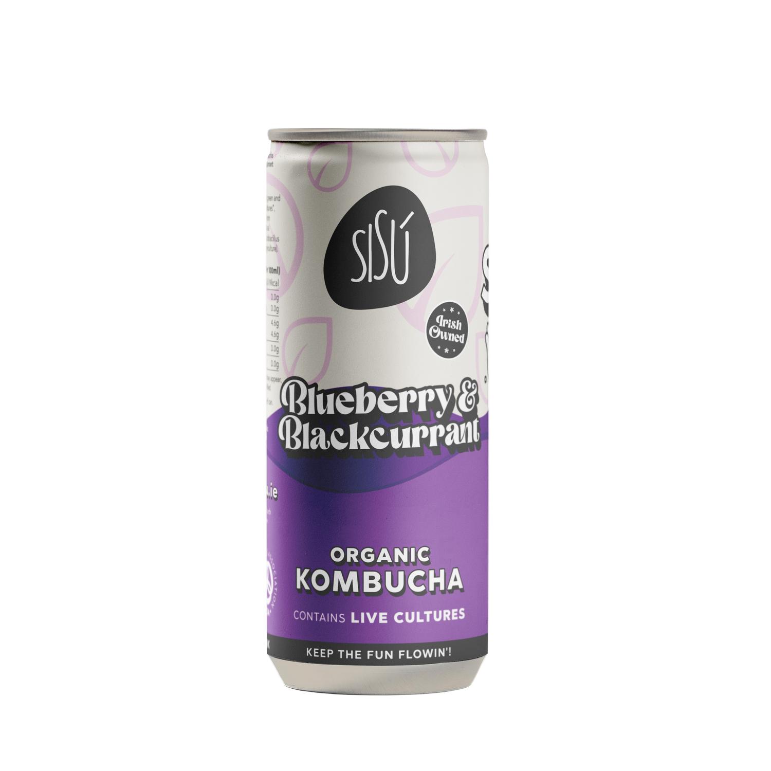 SiSu Organic Kombucha: Blueberry & Blackcurrant