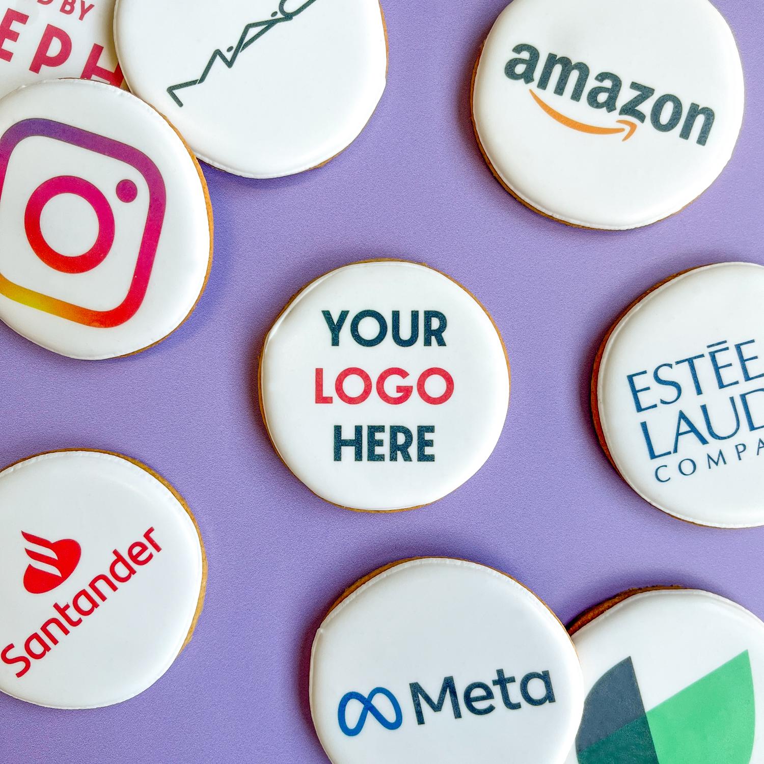Bespoke Printed Logo Cookies