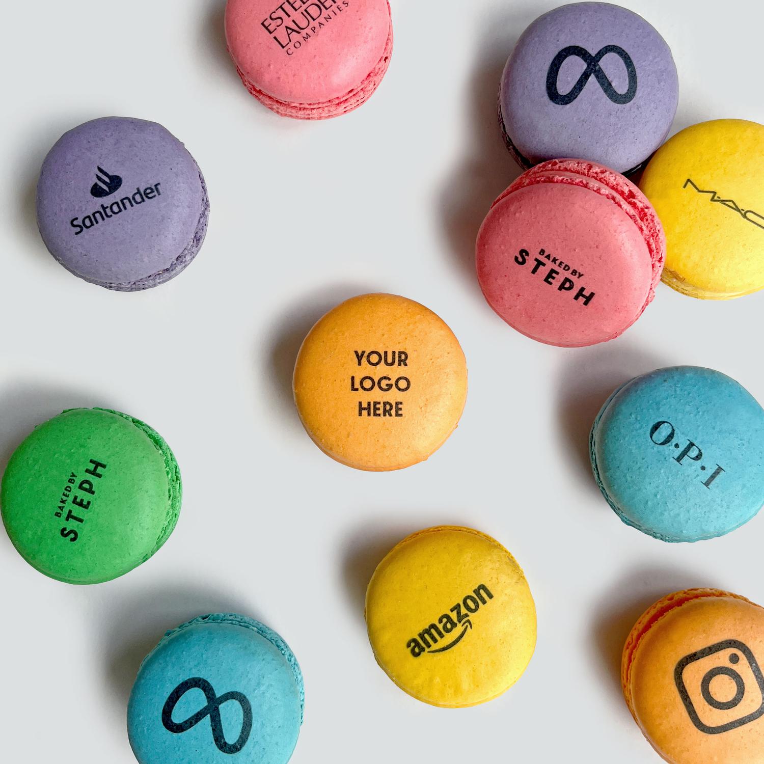 Bespoke Printed Logo Macarons