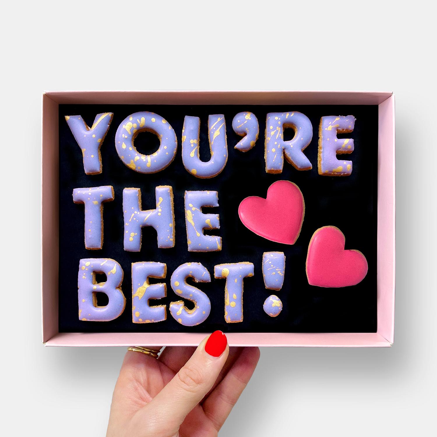 You're The Best! Thank You Message Cookies
