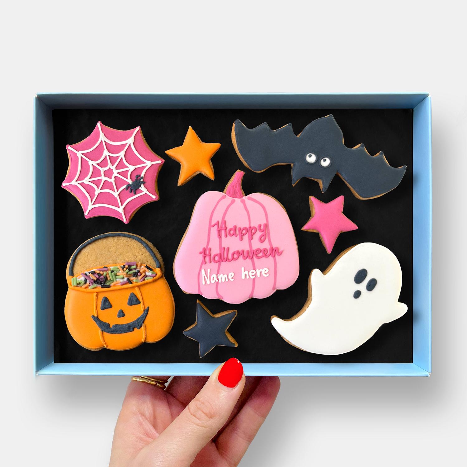 Personalised Spooky Halloween Letterbox Cookies