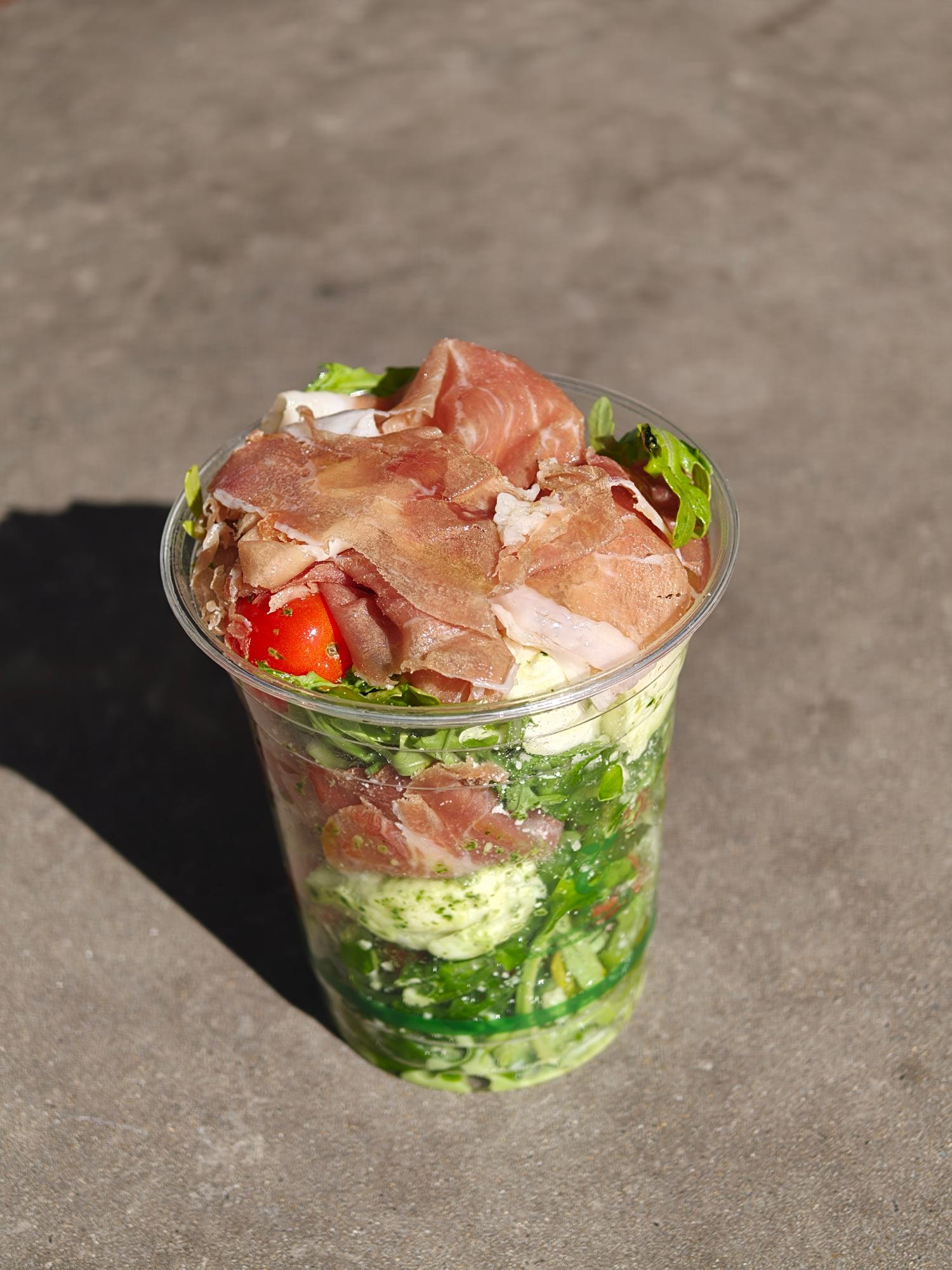 Caprese Salad w Proscuitto Single Cup Box (4pcs)
