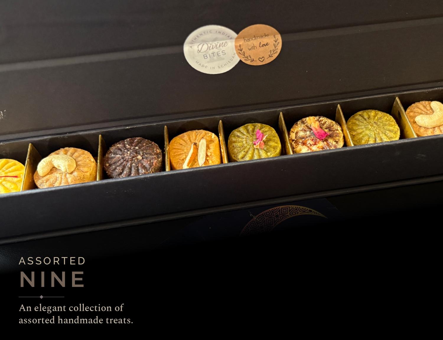 9-Piece Assorted Mithai | Indian Sweets Gift Box