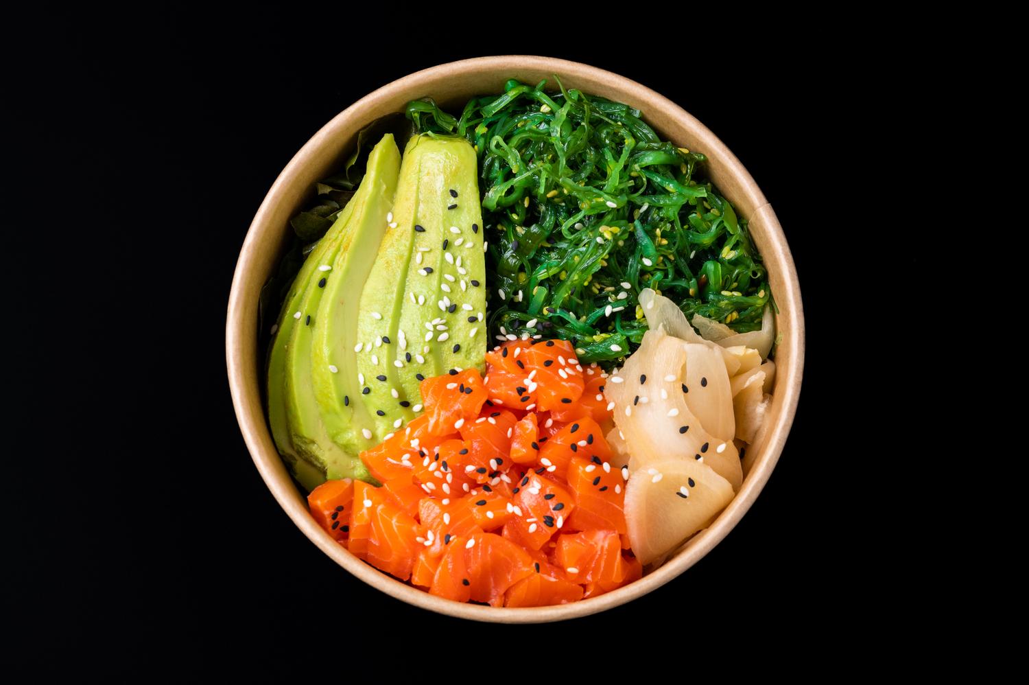 Wasabi Salmon Rice Bowl