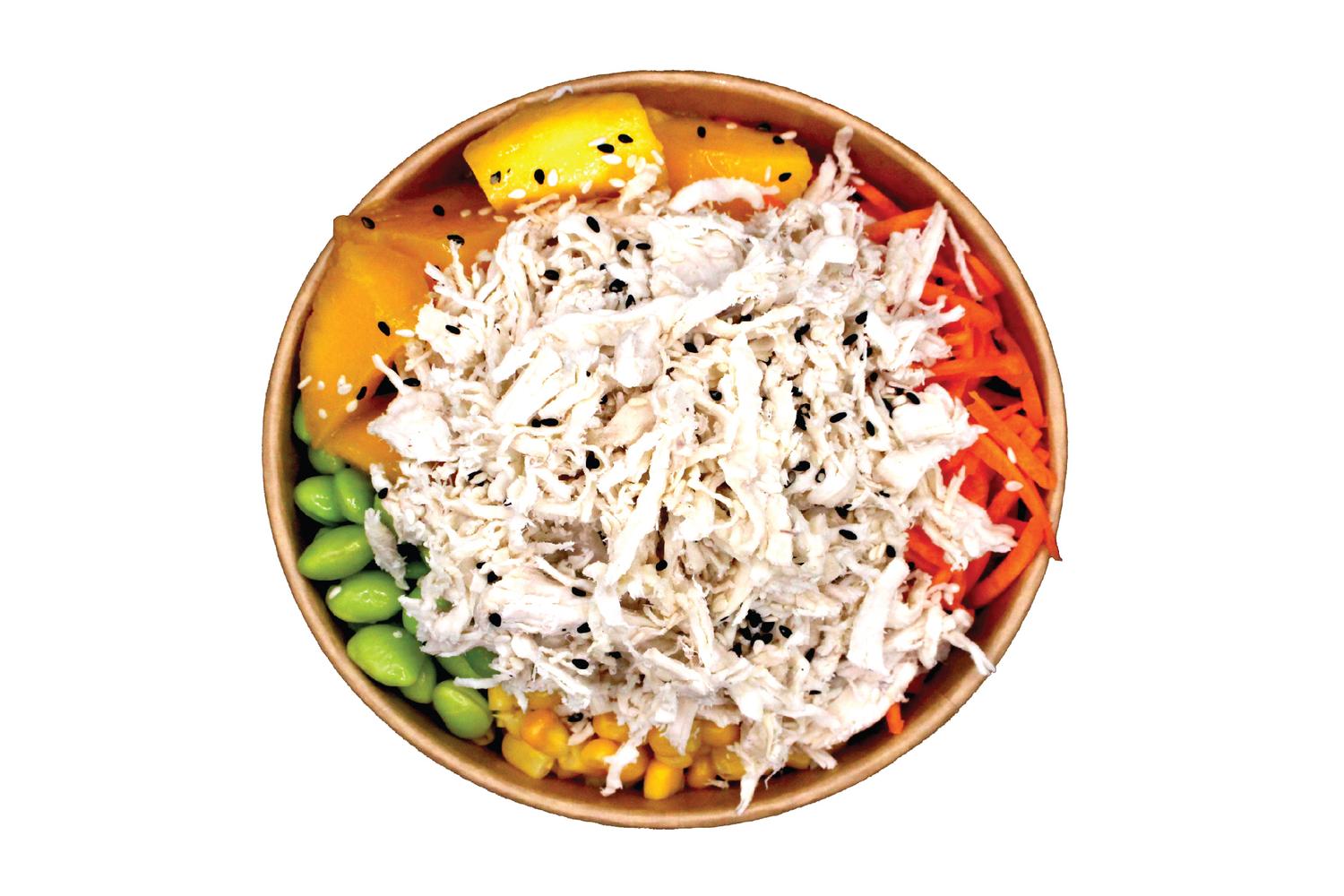 Pulled Chicken Half Half Bowl 
