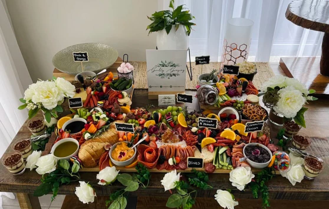 Guilty Gourmet Grazing Table (Per Metre)