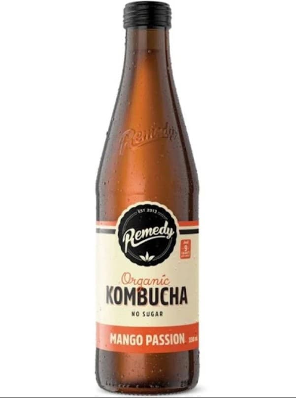 S5284Remedy Mango Passion Kombucha,330ML/12Ctn