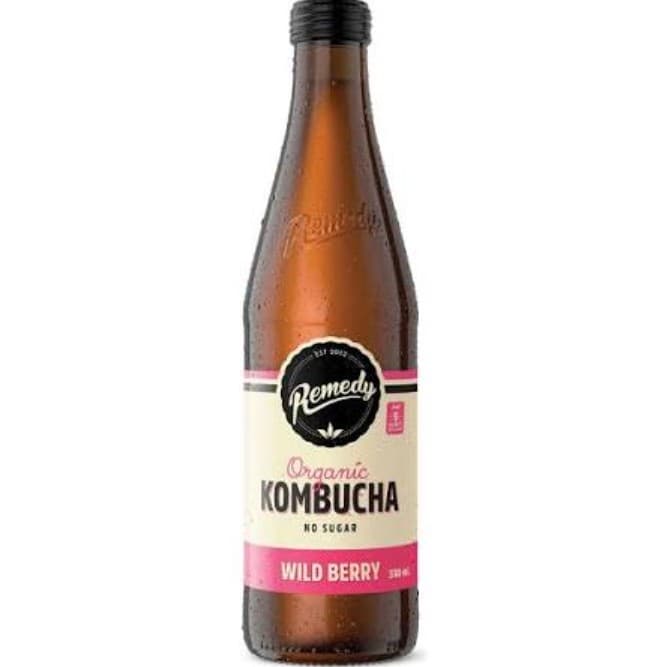 S5285Remedy Wild Berry Kombucha, 330ML/12Ctn