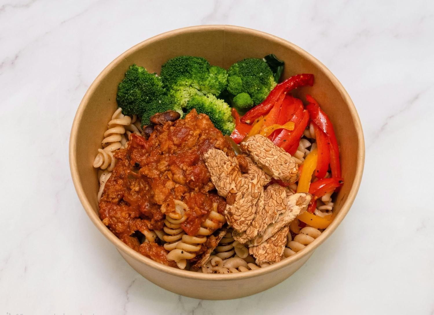 Hearty-Meatless Chili Bowl