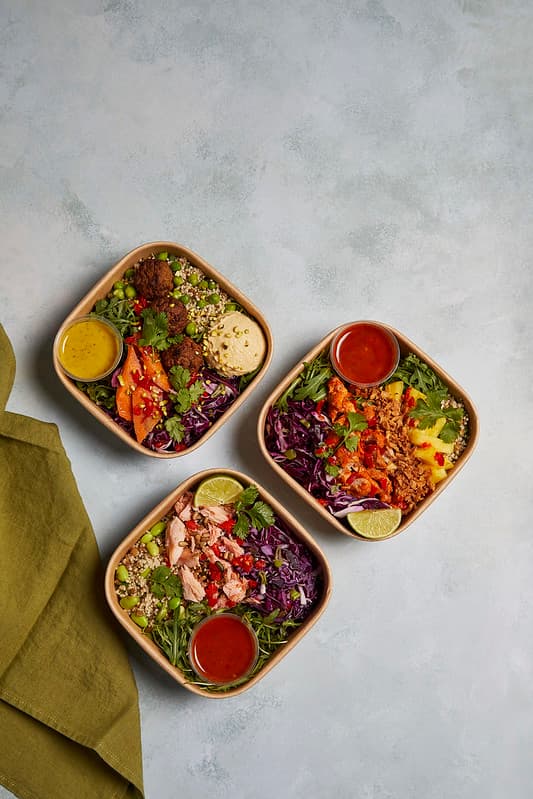 Hot Smoked Salmon Salad Bowl