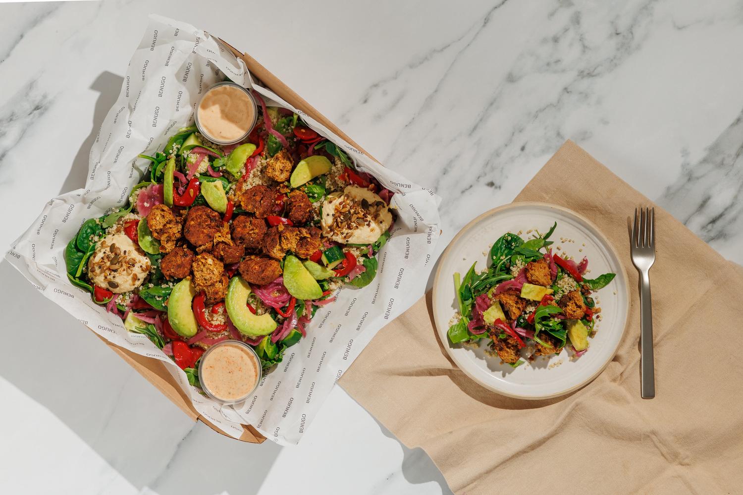 Plant Power Salad with Avocado Sharing Box