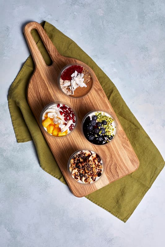 Vegan Raspberry & Almond Bircher Pot