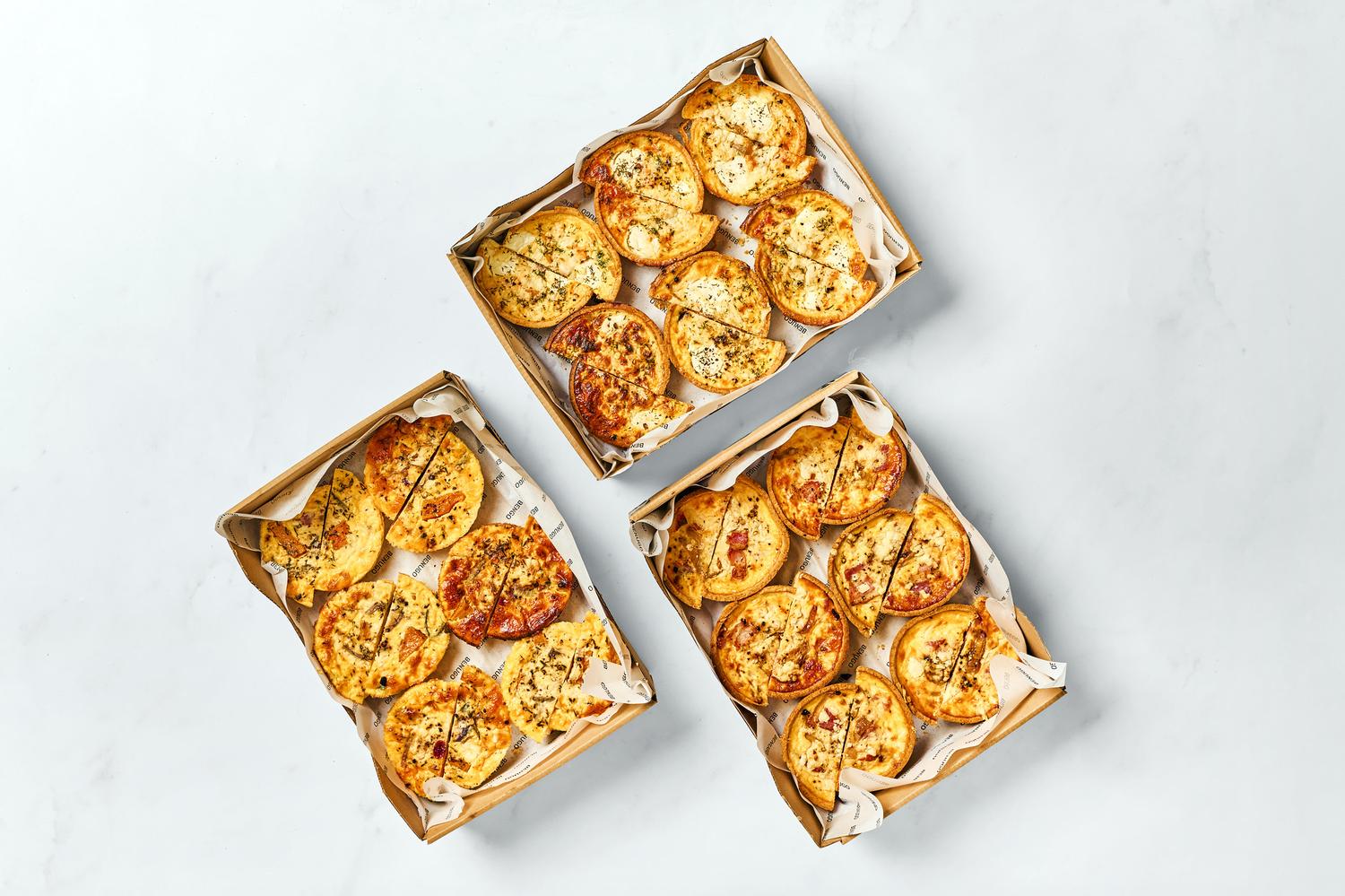 Smoked Salmon & Creme Fraiche Quiche Box
