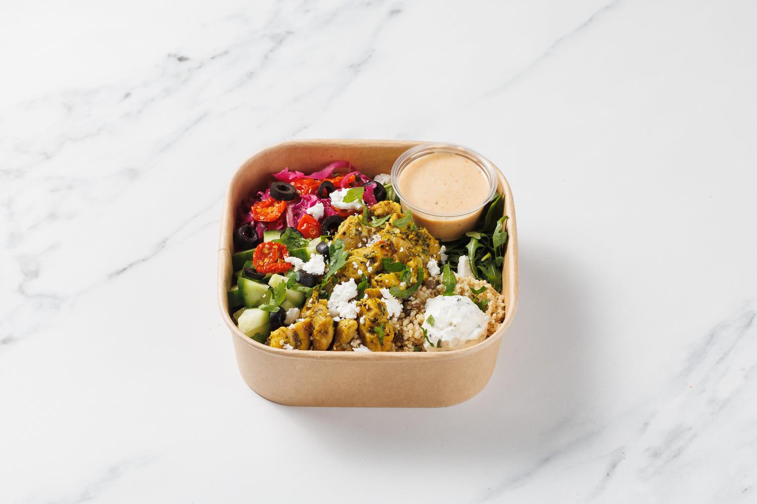 Slouvaki Chicken Salad Bowl