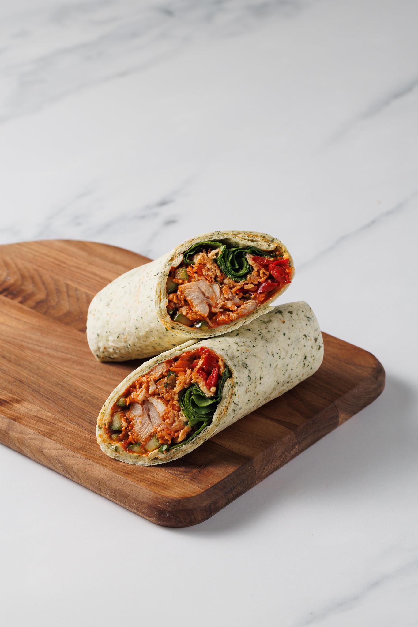 Souvlaki Chicken Wrap