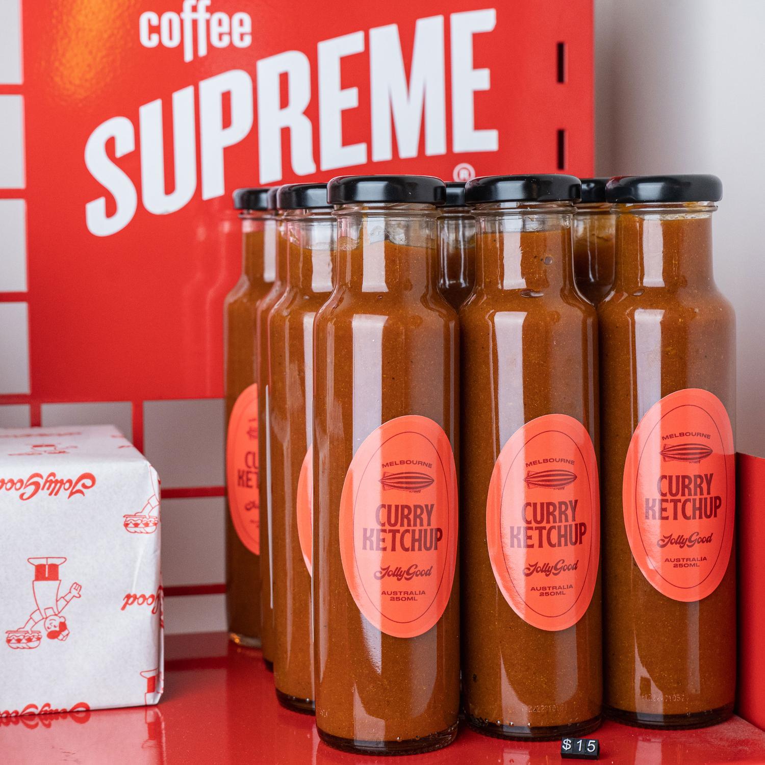 Take-home Bottle of JG Curry Ketchup