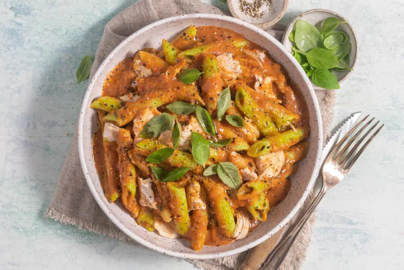 Chicken Penne with Sundried Tomato Sauce
