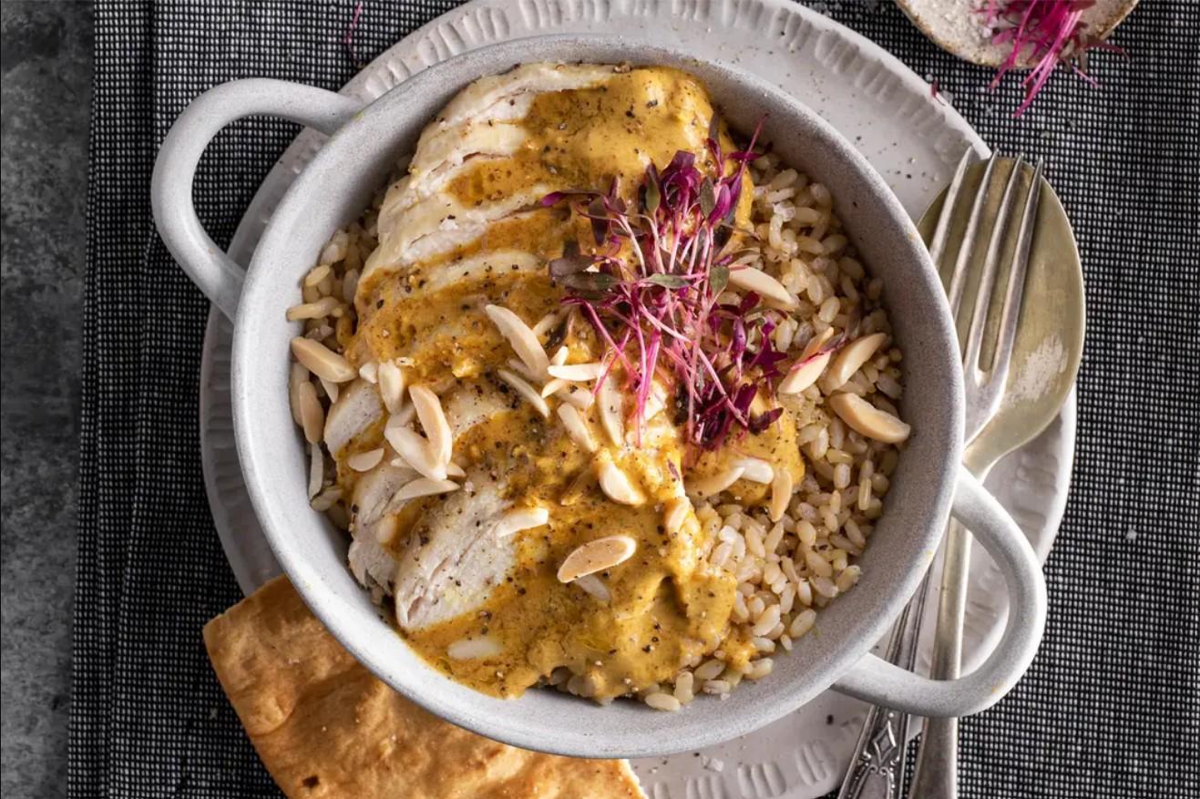 Mohit's Butter Chicken with Naan & Brown Rice