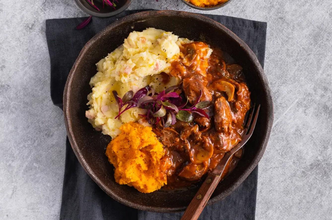 Slow-cooked Lamb with Loaded Mash