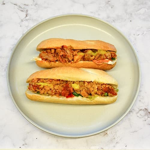 Sandwiches Javanese balls & Curry chicken - Meat