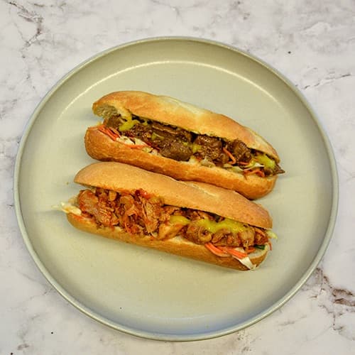 Sandwiches Spicy Chicken & Javanese balls - Meat