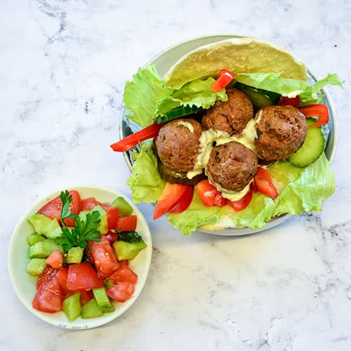 Pita Meatballs