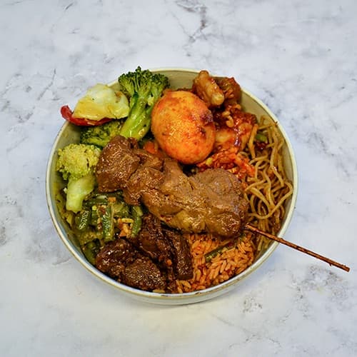 Menu Indah - Chicken and Beef