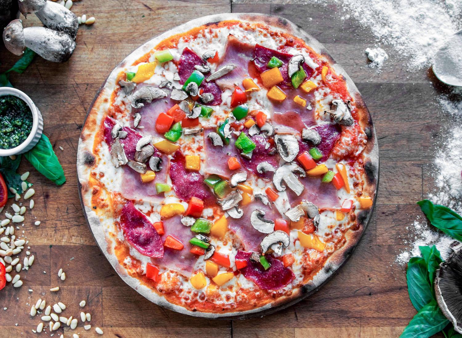 Glutenfree Pizza Four Seasons