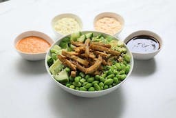 Vegan Chicken Poke Bowl