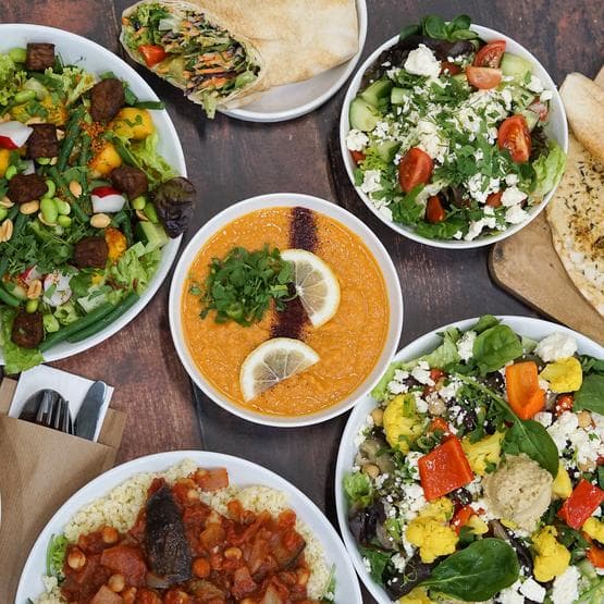 Veganuary Special: Soup, Pita & Brownie