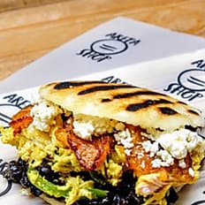 Veggie arepa
