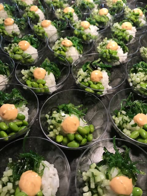 Finger food - 5 snacks per person