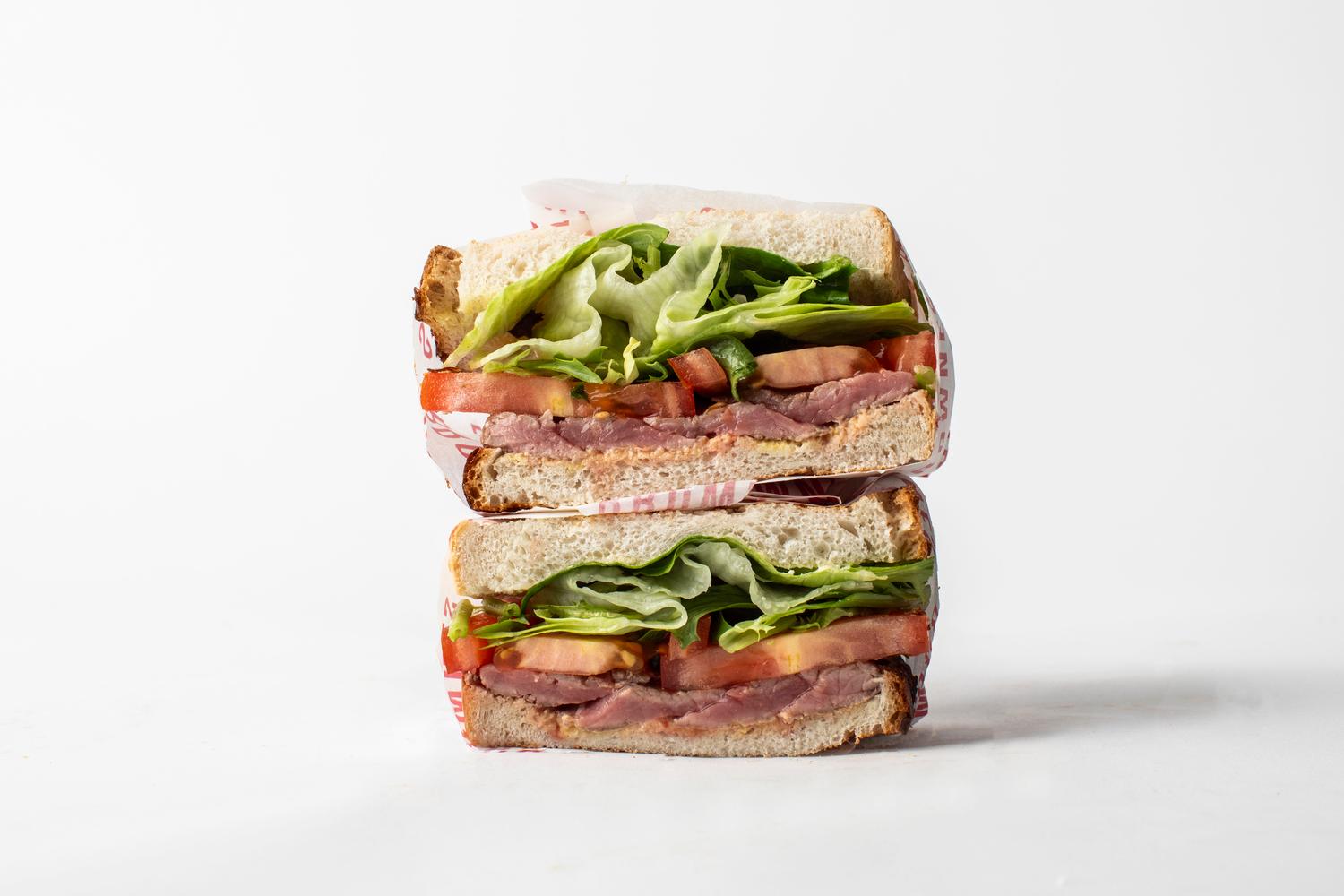 Roast Beef & Mustard Sandwich