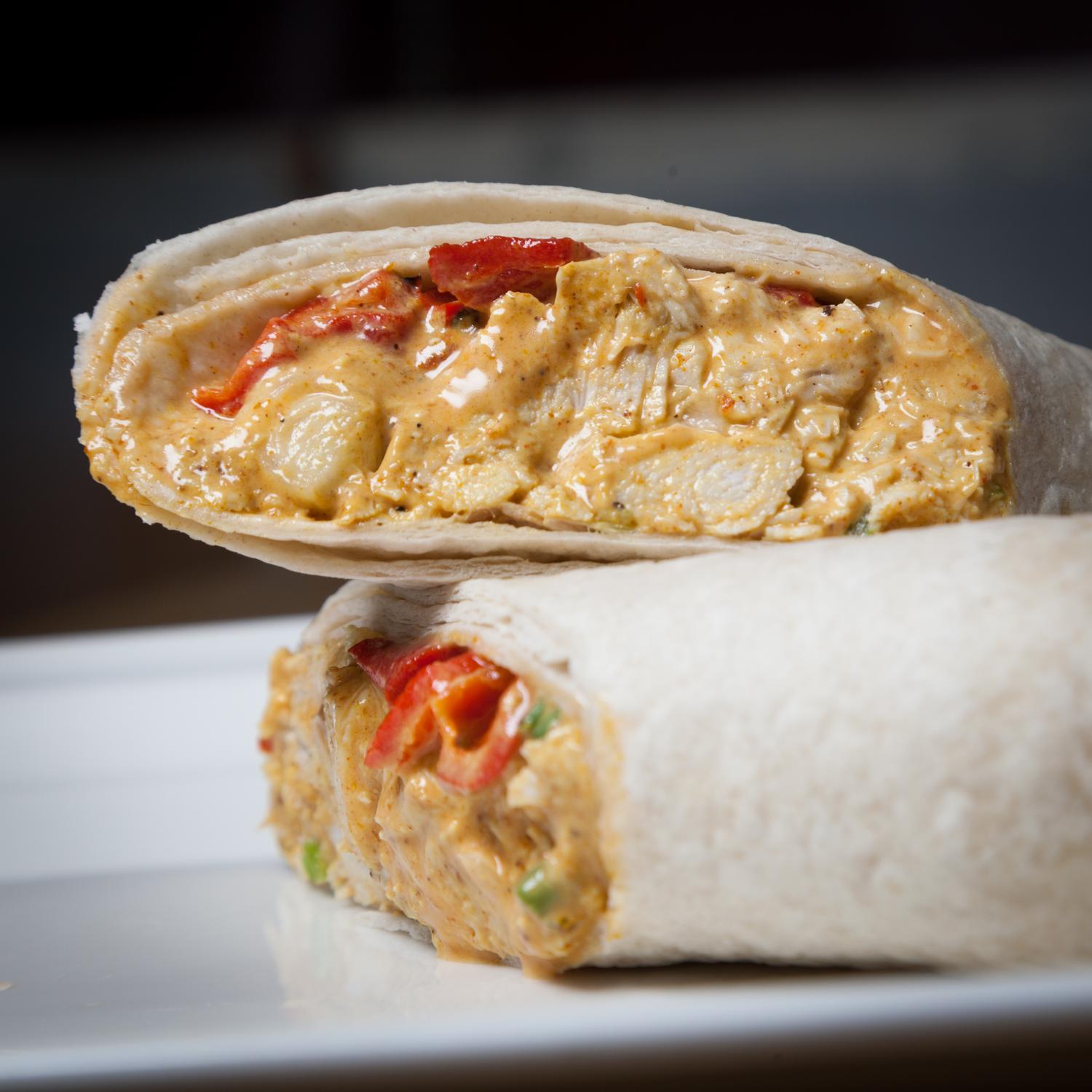Coronation Chicken Wrap